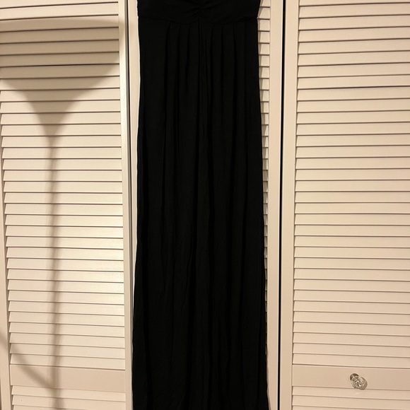 SUPER lux jersey OOYOO Mendicino Bandeau Maxi Dress size XS hemmed retail: $225 - Picture 3 of 3